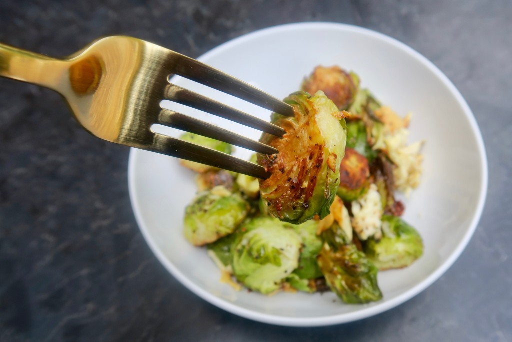 2. gold_fork_brussels_sprout